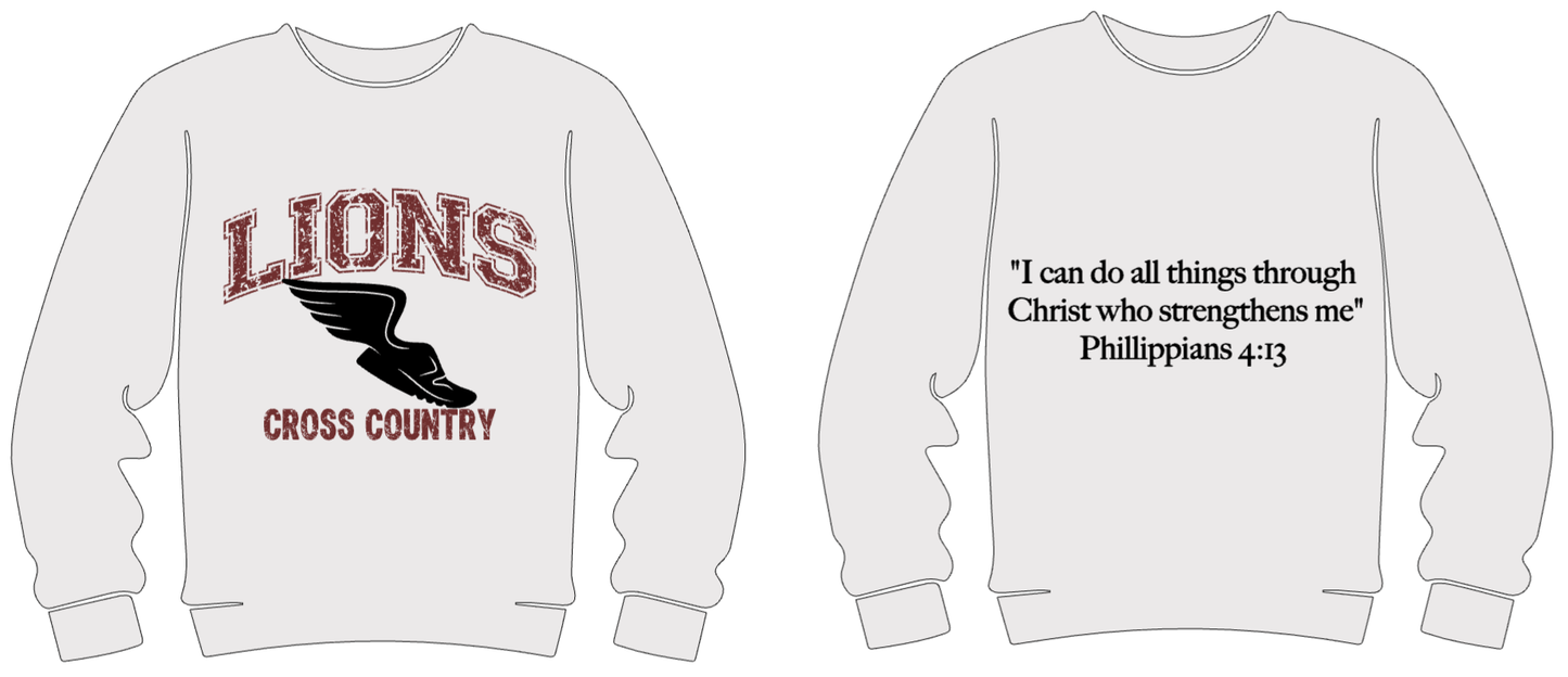 YOUTH CROSS COUNTRY CREWNECK SWEATSHIRT